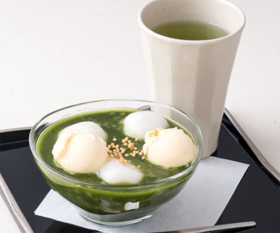 冷やし抹茶ぜんざい