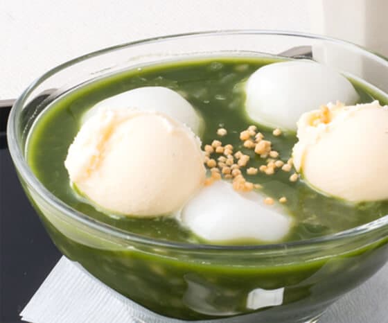 冷やし抹茶ぜんざい